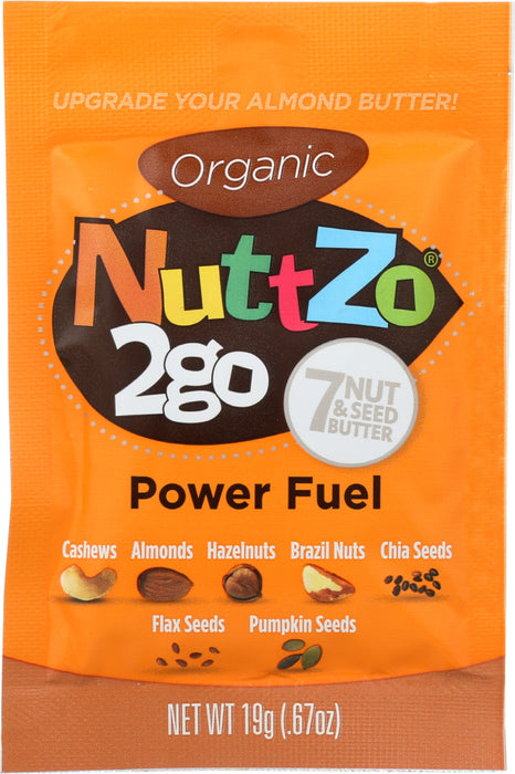 NUTTZO: Organic Butter 2go Power Fuel, 0.67 oz