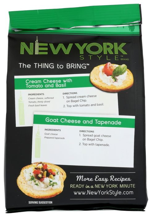 NEW YORK STYLE: Bagel Crisp Garlic, 6 OZ