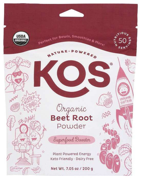 KOS: Organic Beet Root Powder, 7.1 oz