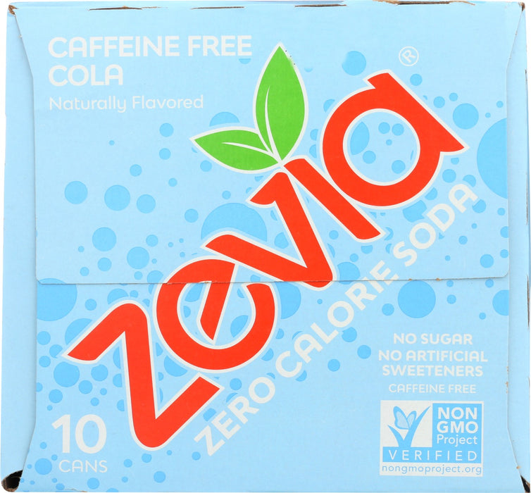 ZEVIA: Caffeine Free Cola 10Pack, 120 fo