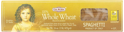 GIA RUSSA: Whole Wheat Spaghetti, 16 oz - No Brand For Less 