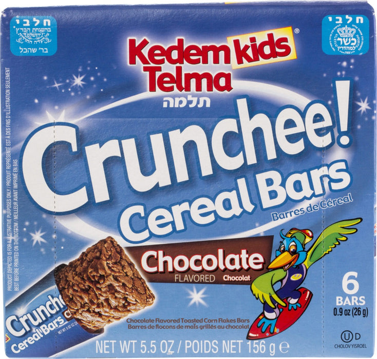 KEDEM: Telma Chocolate Flavored Crunchee Cereal Bars, 5.5 oz