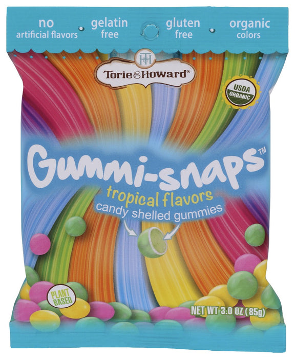 TORIE & HOWARD: Tropical Flavor Gummi-Snaps, 3 oz