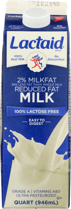 LACTAID: 2% Reduced Fat Milk, 32 oz