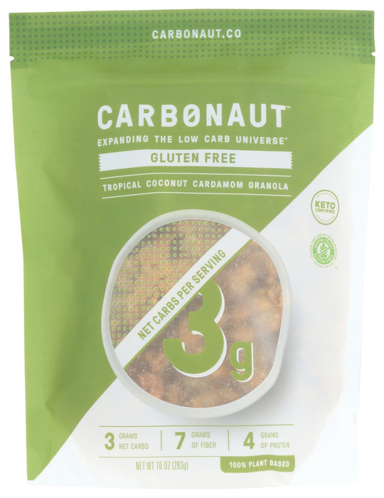 CARBONAUT: Granola Tropical Coconut Cardamom, 10 OZ