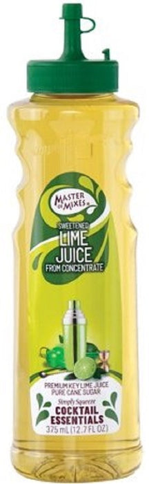 MASTER OF MIXES: Cocktail Essentials Sweetened Lime Juice, 12.7 oz