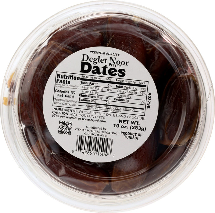 ZIYAD: Deglet Noor Pitted Dates, 10 oz