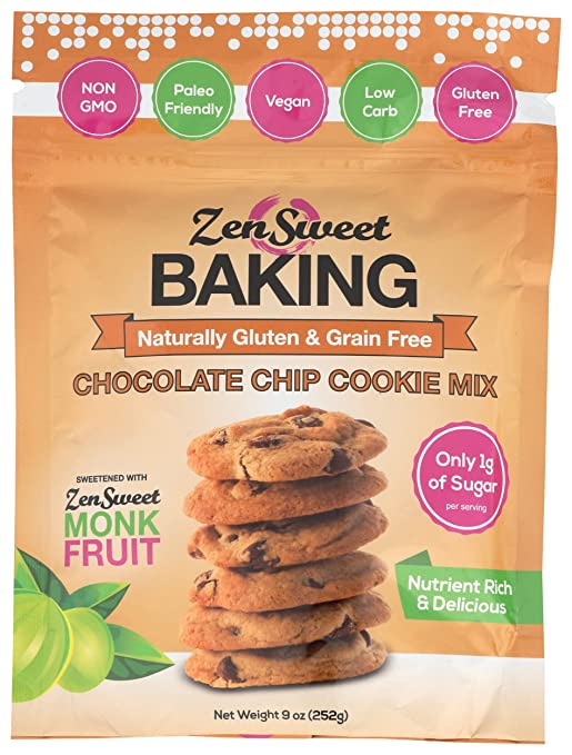 ZENSWEET: Chocolate Chip Cookie Mix, 9 oz