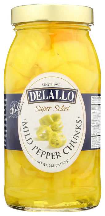 DELALLO: Pepper Banana Chnk Mild, 25.5 oz - No Brand For Less 