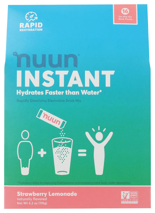 NUUN: Instant Strwbry Lmnde 16P, 6.4 oz