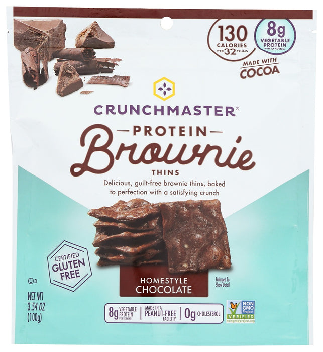 CRUNCHMASTER: Brownie Thin Hmstyl Choc, 3.54 oz - No Brand For Less 