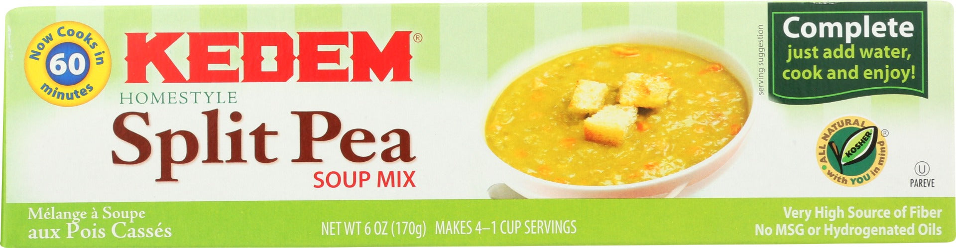 KEDEM: Split Pea Soup Mix, 6 oz