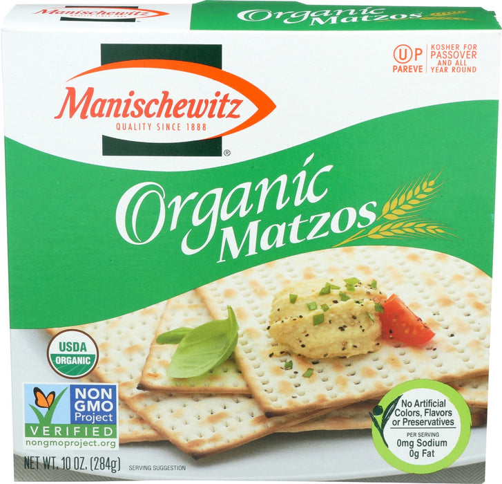 MANISCHEWITZ: Organic Matzo, 10 oz