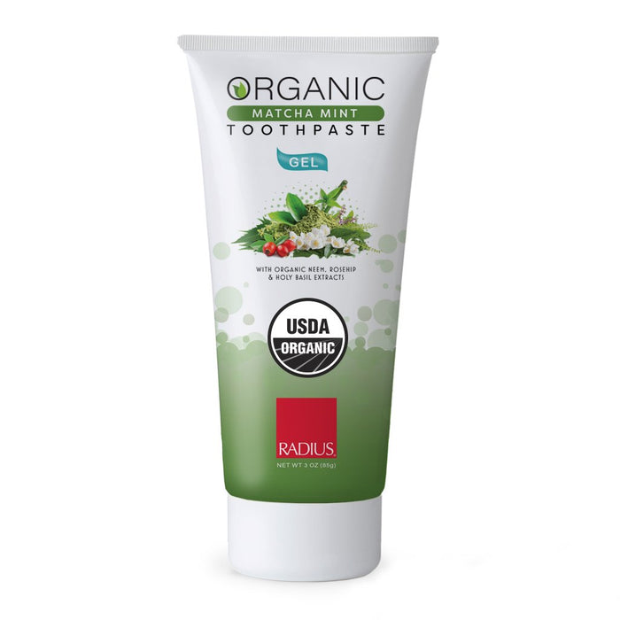 RADIUS: Toothpaste Gel Matcha Mint, 3 oz