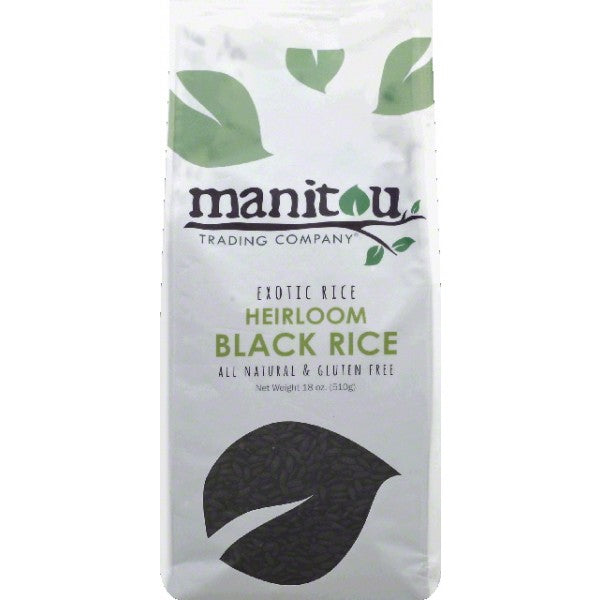 MANITOU: Rice Heirloom Black, 18 oz