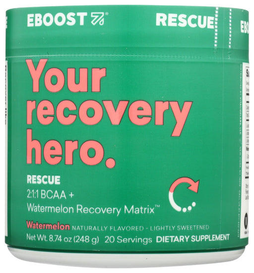 EBOOST: Rescue Vegan BCAA Watermelon, 8.74 oz - No Brand For Less 