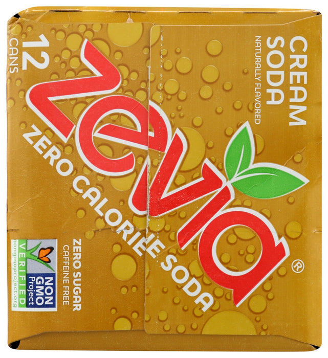 ZEVIA: Zero Calorie Cream Soda, 144 fo